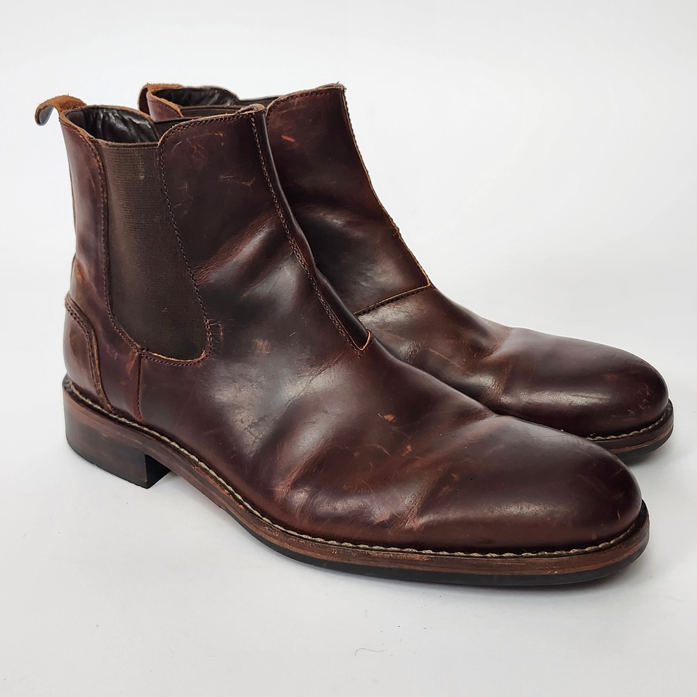 Wolverine 1000 Mile Chelsea Boots Mens 10 D Brown Leather Montague W05452 Ankle